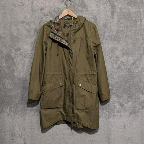 Pendleton Jackets & Blazers - Pendleton khaki green Mackenzie utility rain coat size L